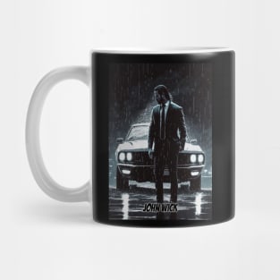 John Wick illustration Mug